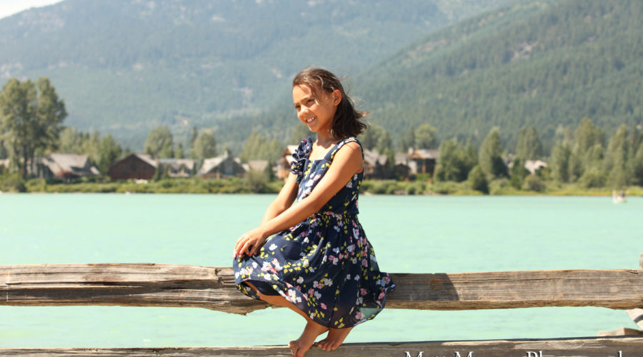 Family Portraits At Green Lake In Whistler