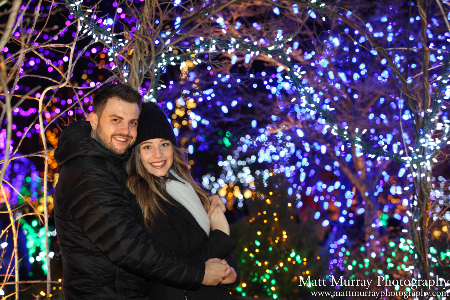 VanDusen Botanical Garden Engagement Festival Of Lights