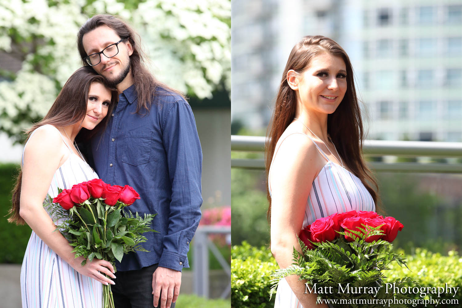 Downtown Vancouver BC Canada Engagement Photographer Service
