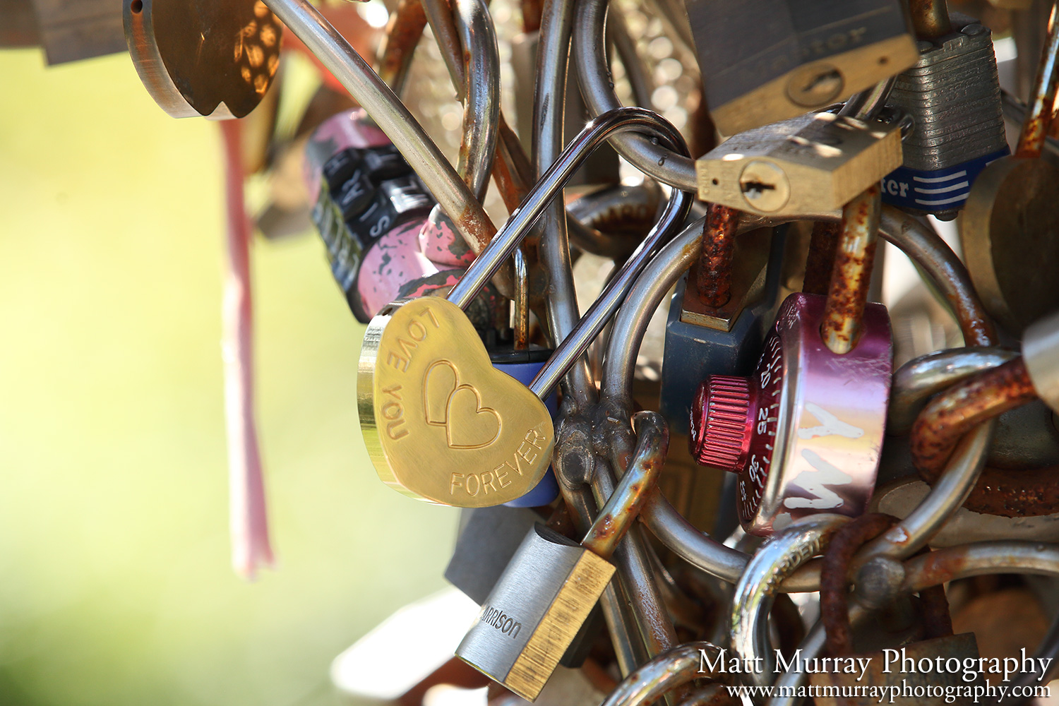 Love Lock Sculpture Vancouver BC Canada
