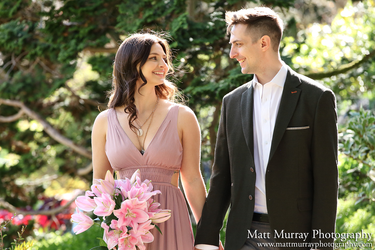 Vancouver Secret Engagement Proposal Spring Season