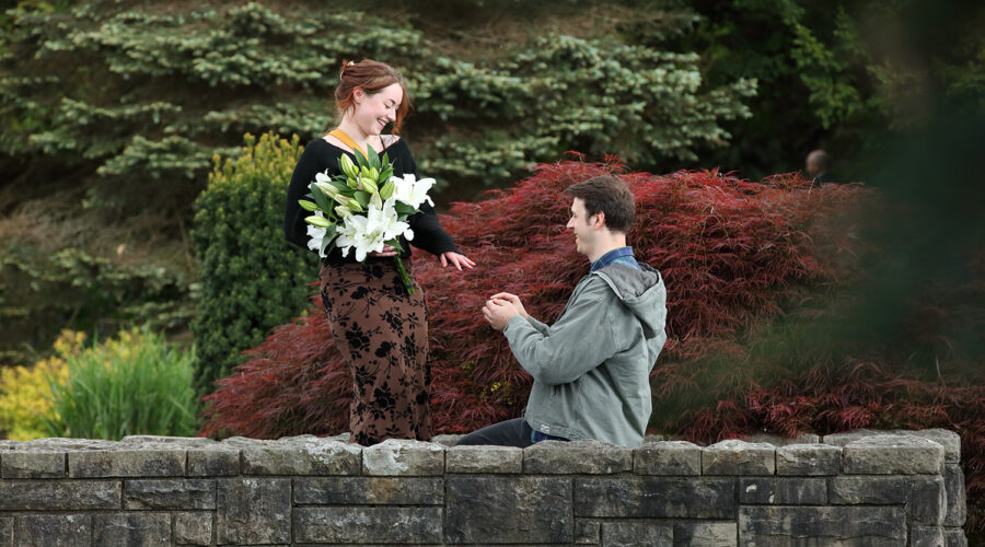 Vancouver Stone Bridge Secret Engagement Proposal
