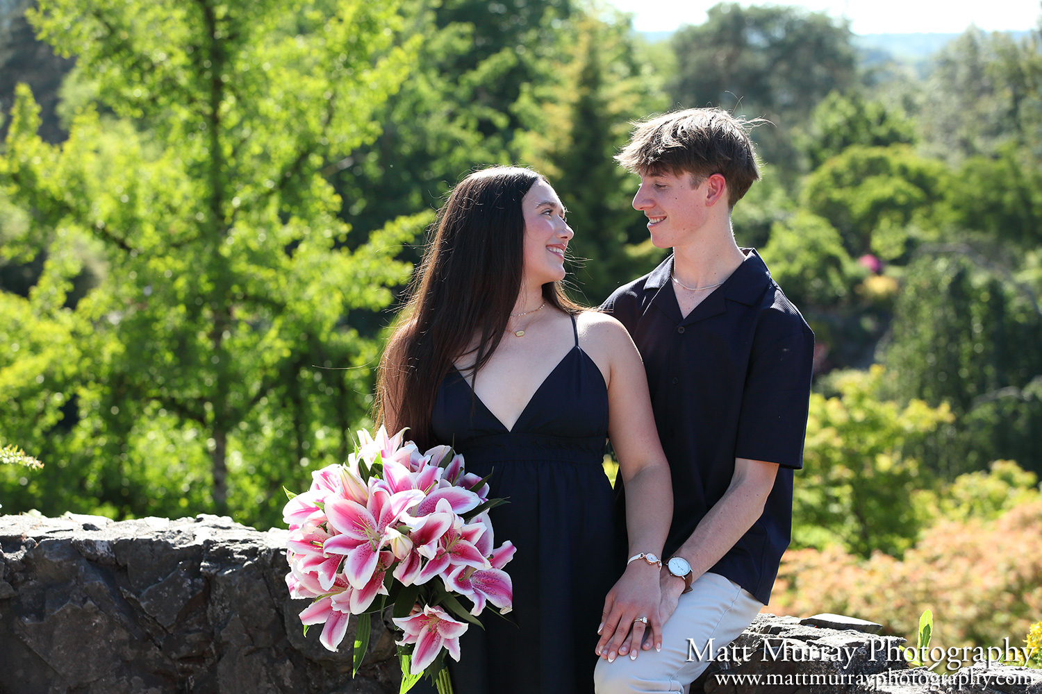 Queen Elizabeth Park Summer Engagement Proposal