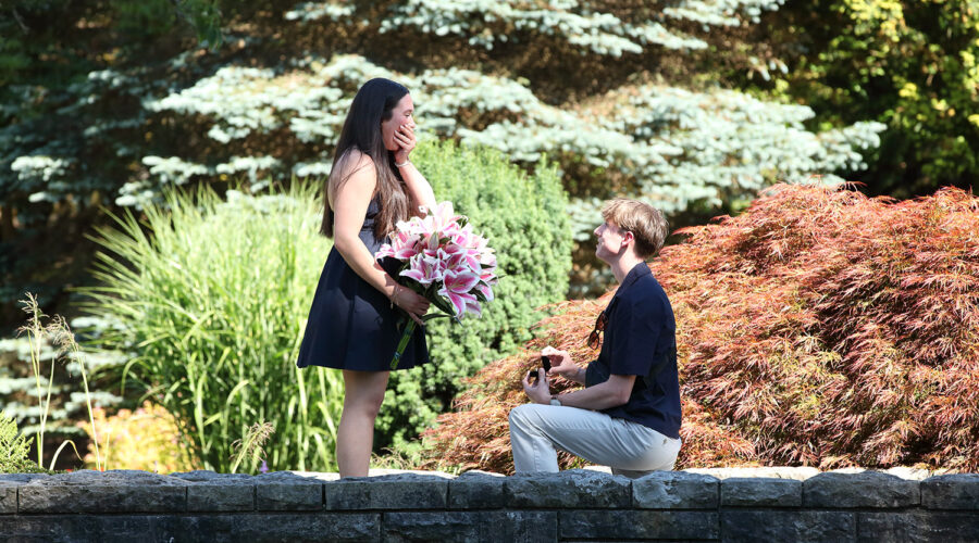 Vancouver Bridge Surprise Engagement Proposal