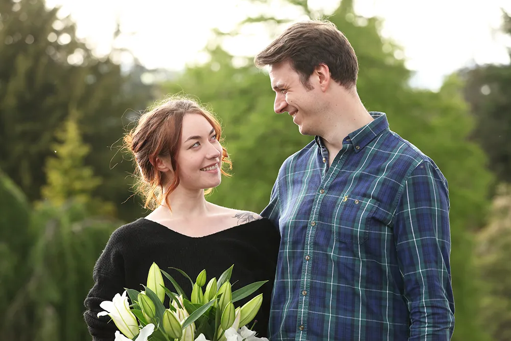 Summer Engagement Proposal Portrait